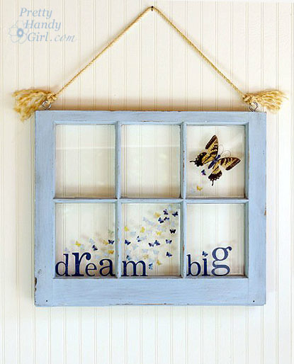 butterfly window dream big