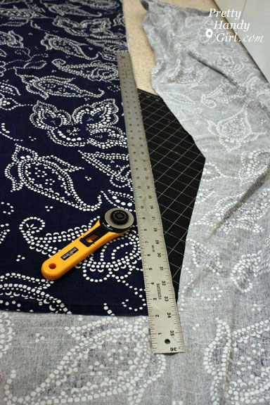 Sewing a Bench Cushion bottom panels