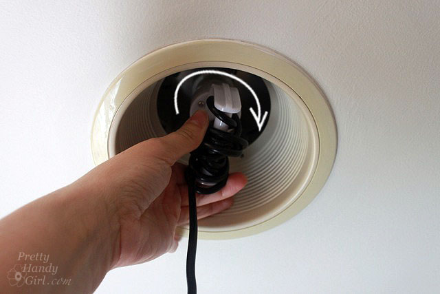 Converting a Recessed Light to a Pendant