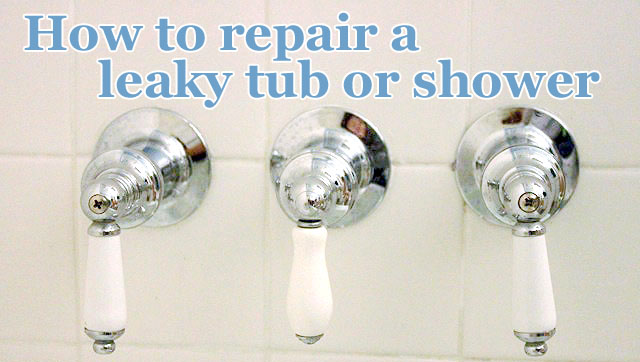 Leaky Shower or Tub Faucet