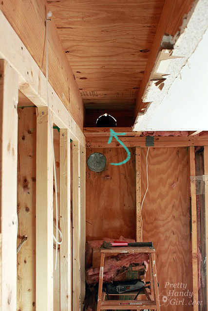 Kitchen Framing and Moving Ventilation