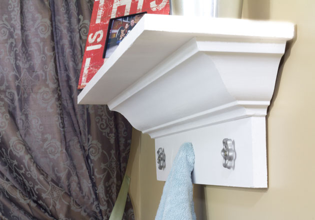 How to Build a Shelf With Crown Molding