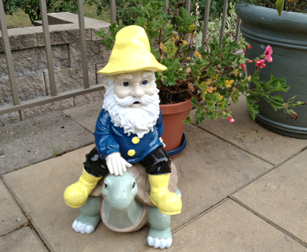 Garden Gnome-After Makeover