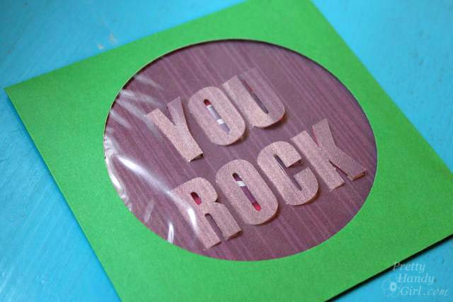 You Rock 3-D Card | Pretty Handy Girl
