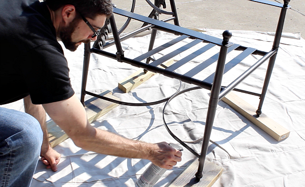 Painting Metal Patio Chairs