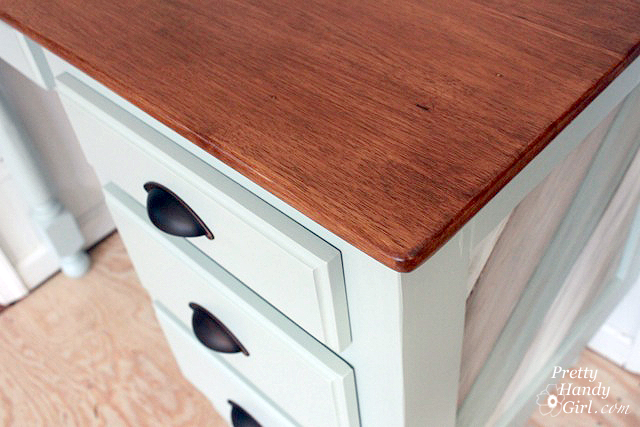 top_stained_desk_top_view