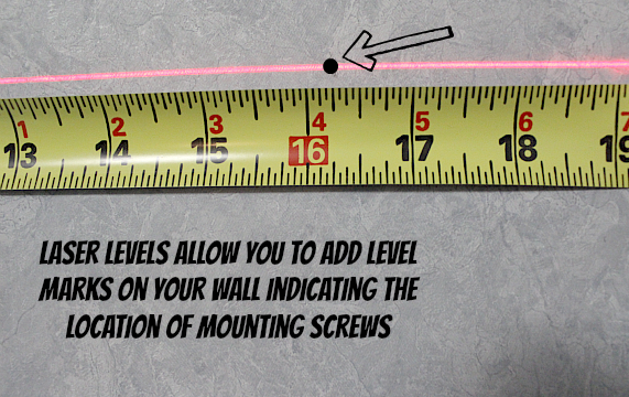 Level Mounting Screw Marks