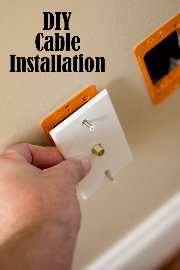 DIY Cable Outlet Installation