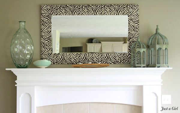 Zebra Mirror | 30 Amazing DIY Mirrors