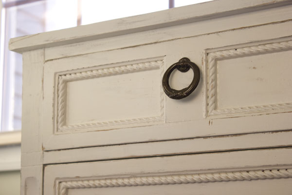 How to replace decorative trim on furniture.