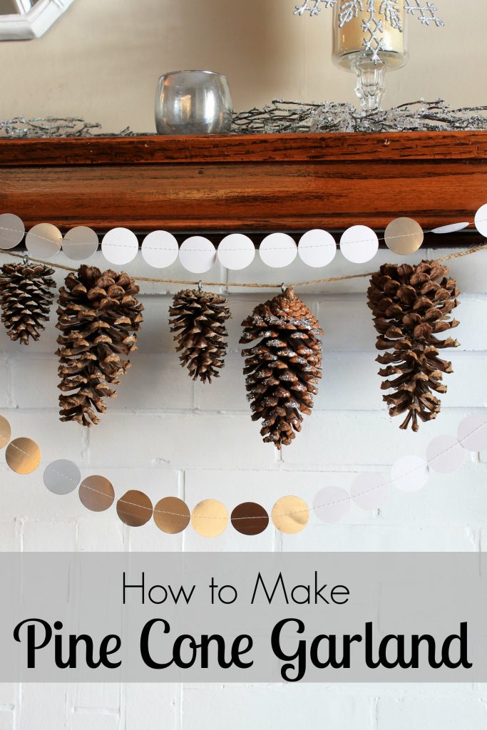 How to Make Pine Cone Garland