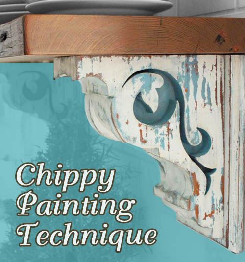 DIY Aged Chippy Paint Technique | Pretty Handy Girl