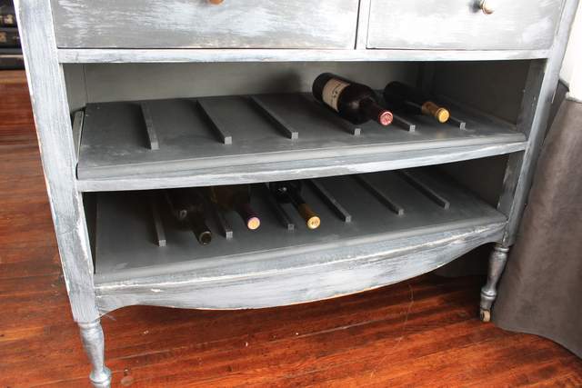 Dresser Turned Wine Rack