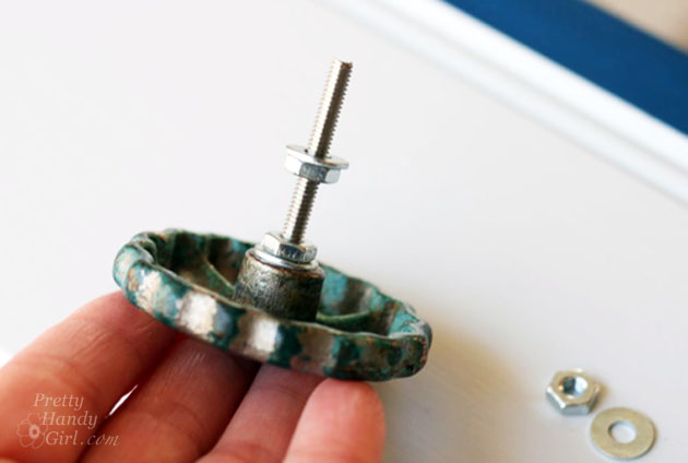 Spigot Faucet Drawer Knobs Tutorial | Pretty Handy Girl