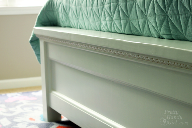 Modified King Size Farmhouse Bed with Storage Drawers | Pretty Handy Girl