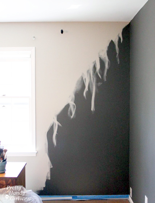 wall paint techniques two colors