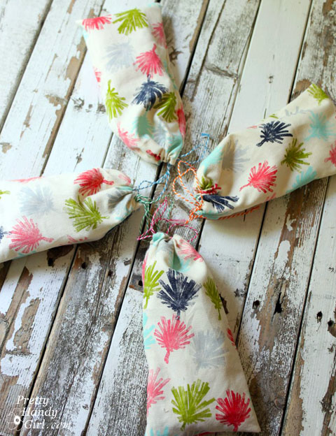 Sew Easy Anthropologie Cloth Napkin Gift Bags | Pretty Handy Girl