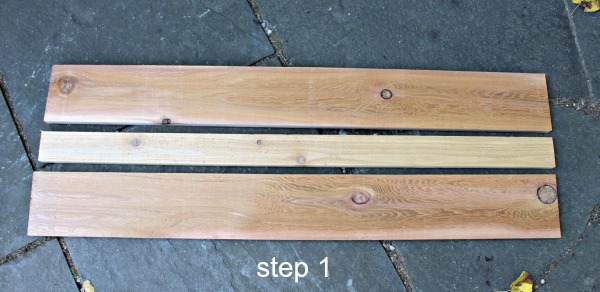 interior cedar shutters step 1