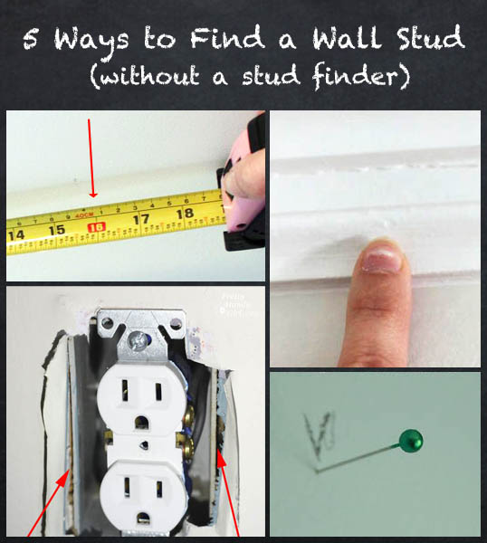 5 Ways to Find a Wall Stud (without a stud finder) | Pretty Handy Girl