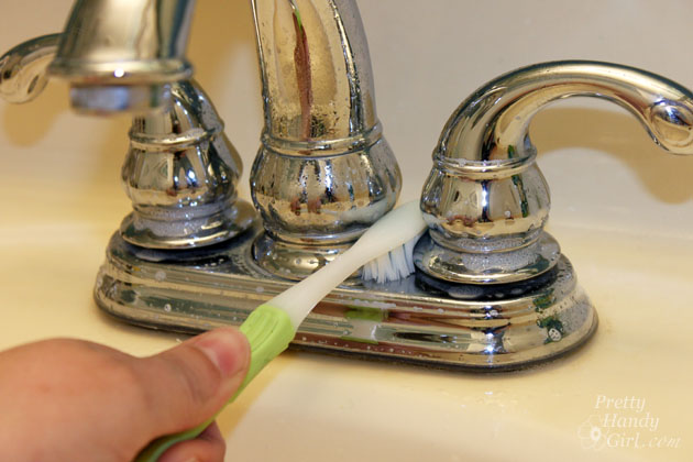 Use Your Old Toothbrush for Cleaning | Pretty Handy Girl