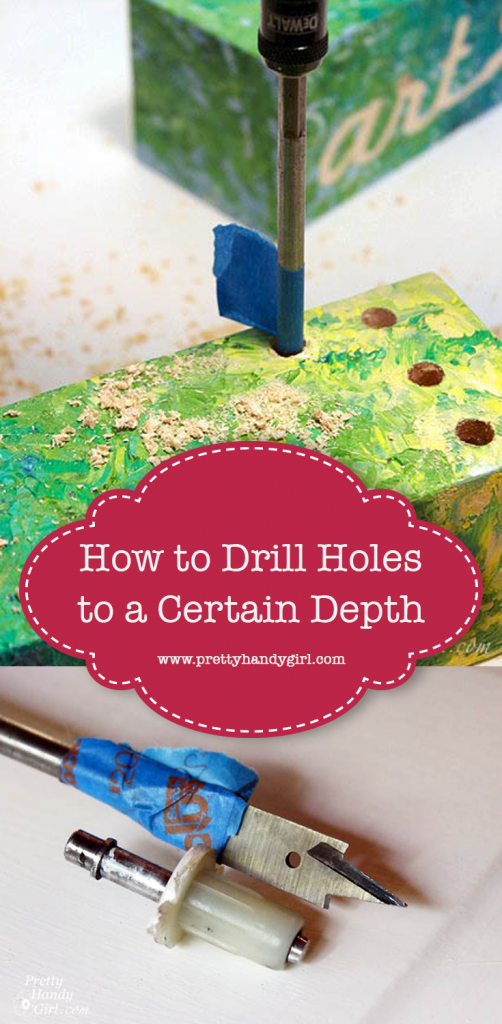 how to drill to a certain depth