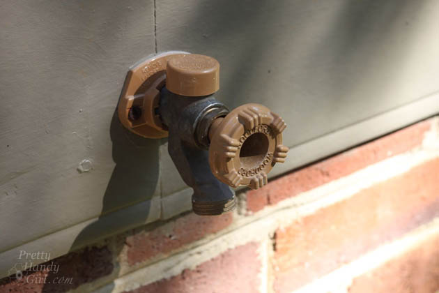 Protect Spigot from Frozen Burst Pipes | Pretty Handy Girl
