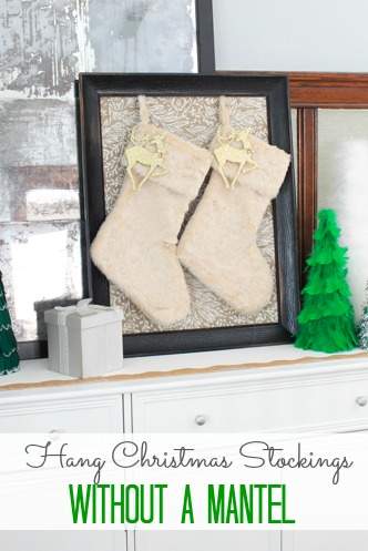 Hang Stockings Without a Mantel
