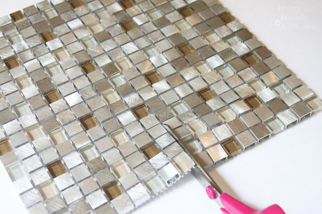 Make Your Own Mosaic Tile Lampshade | Pretty Handy Girl