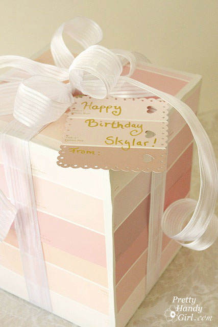 Paint Chip Gift Wrap