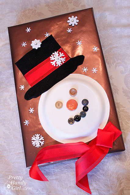 Snowman Gift Wrap