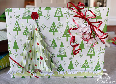 3D Tree Gift Wrap