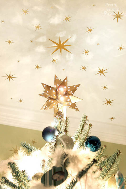 Starry Night Christmas Tree | Pretty Handy Girl