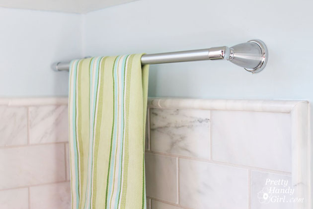 How to Permanently Anchor a Bathroom Towel Bar (DIY)