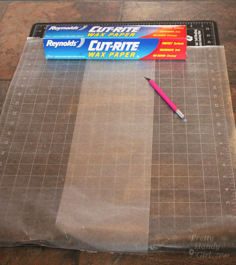 lay-out-wax-paper-cutting-board