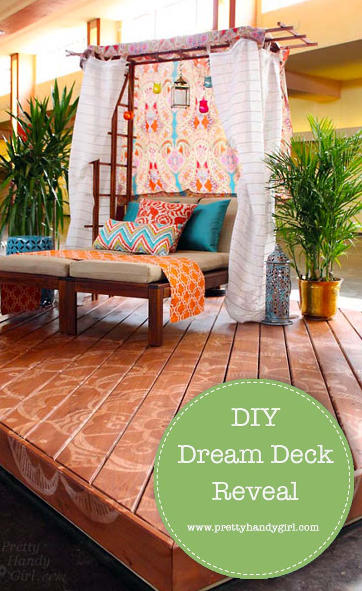 DIY Bali Dream Deck with Thompson's WaterSeal Decking | DIY deck decor | How to style a deck | Pretty Handy Girl #prettyhandygirl #DIY #deckdecor #outdoordecor