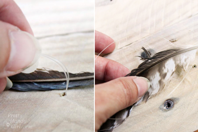 DIY Feather Art | Pretty Handy Girl