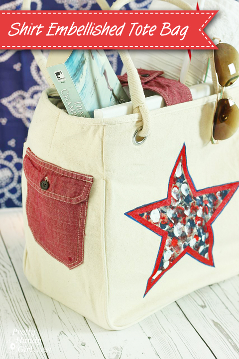 Customize a Tote Bag with an Old Shirt | Pretty Handy Girl