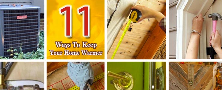11 Ways to Keep Your Home Warmer | Pretty Handy Girl