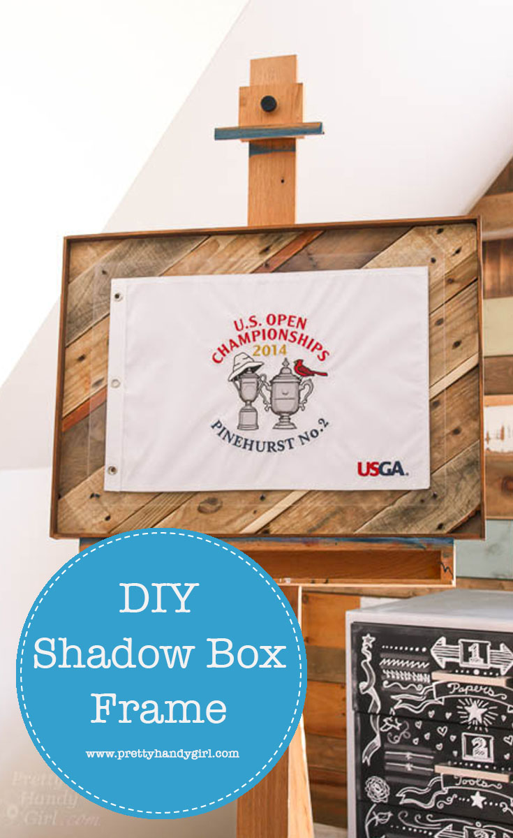 Put all that scrap wood to good use with this DIY Shadow Box Frame! | Scrap wood project | DIY woodworking project | Pretty Handy Girl #DIY #prettyhandygirl #scrapwoodproject