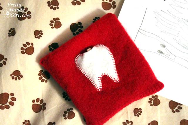 10 Minute Tooth Fairy Pouch