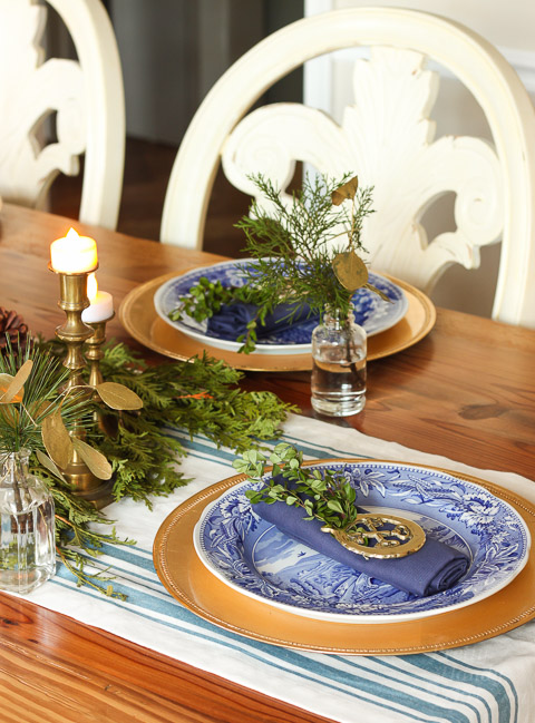 Holiday Woodland Tablescape 2015 | Pretty Handy Girl