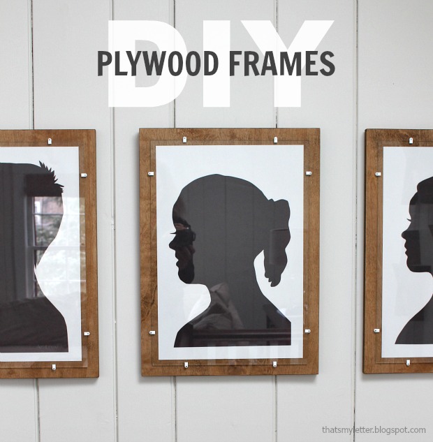 Simple Plywood Frames