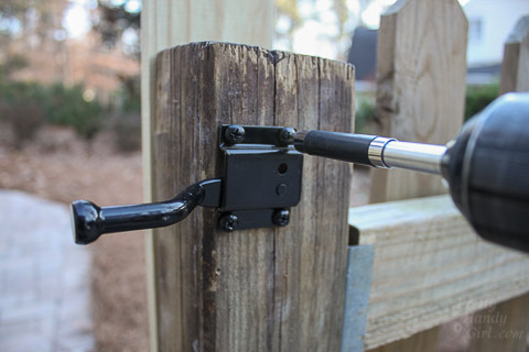 Adding Decorative and Functional Hardware to Your Gate | Pretty Handy Girl