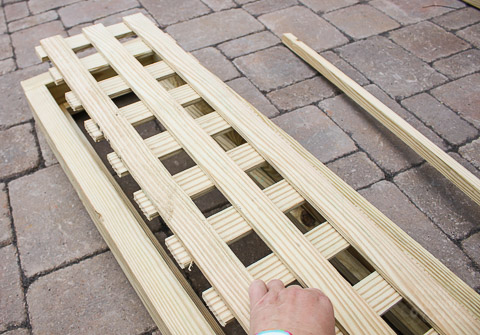 Build a Pergola to Screen Your Trash Cans | Pretty Handy Girl
