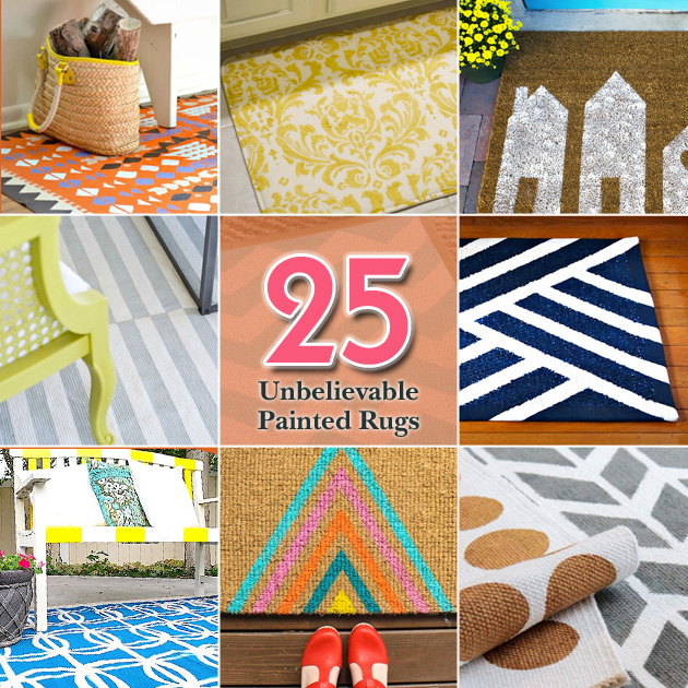 25 Rugs You'd Never Guess were Painted | Pretty Handy Girl