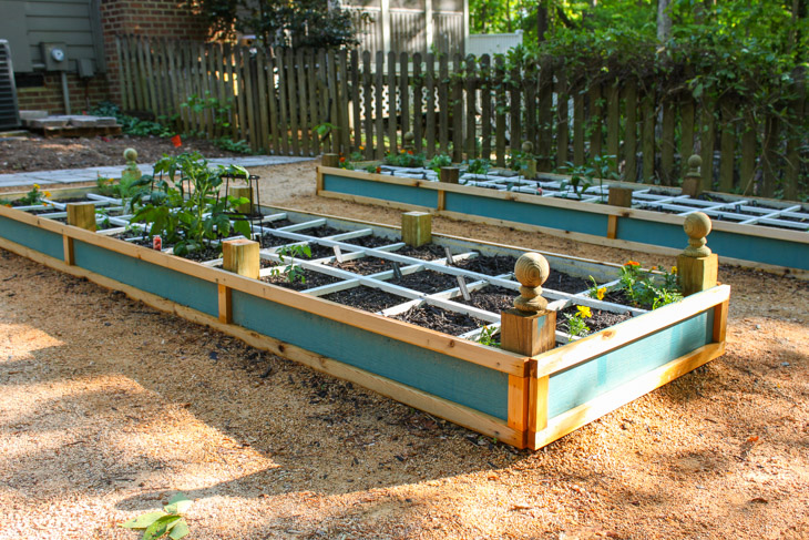 How to Build a Square Foot Gardening Grid that Won't Rot - Pretty Handy Girl