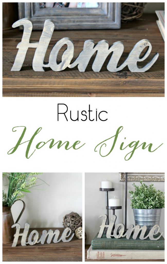 Rustic Home Sign I Pretty Handy Girl 