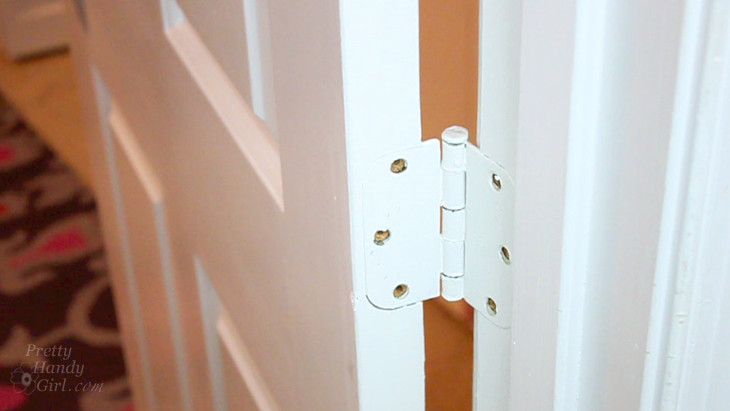 remove paint from metal hinges