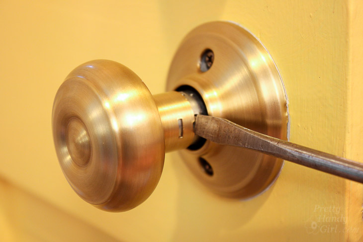 How to Replace Door Knobs | Pretty Handy Girl