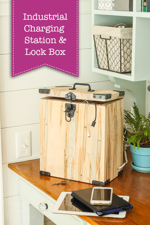 Industrial Charging Station and Lock Box | Pretty Handy Girl